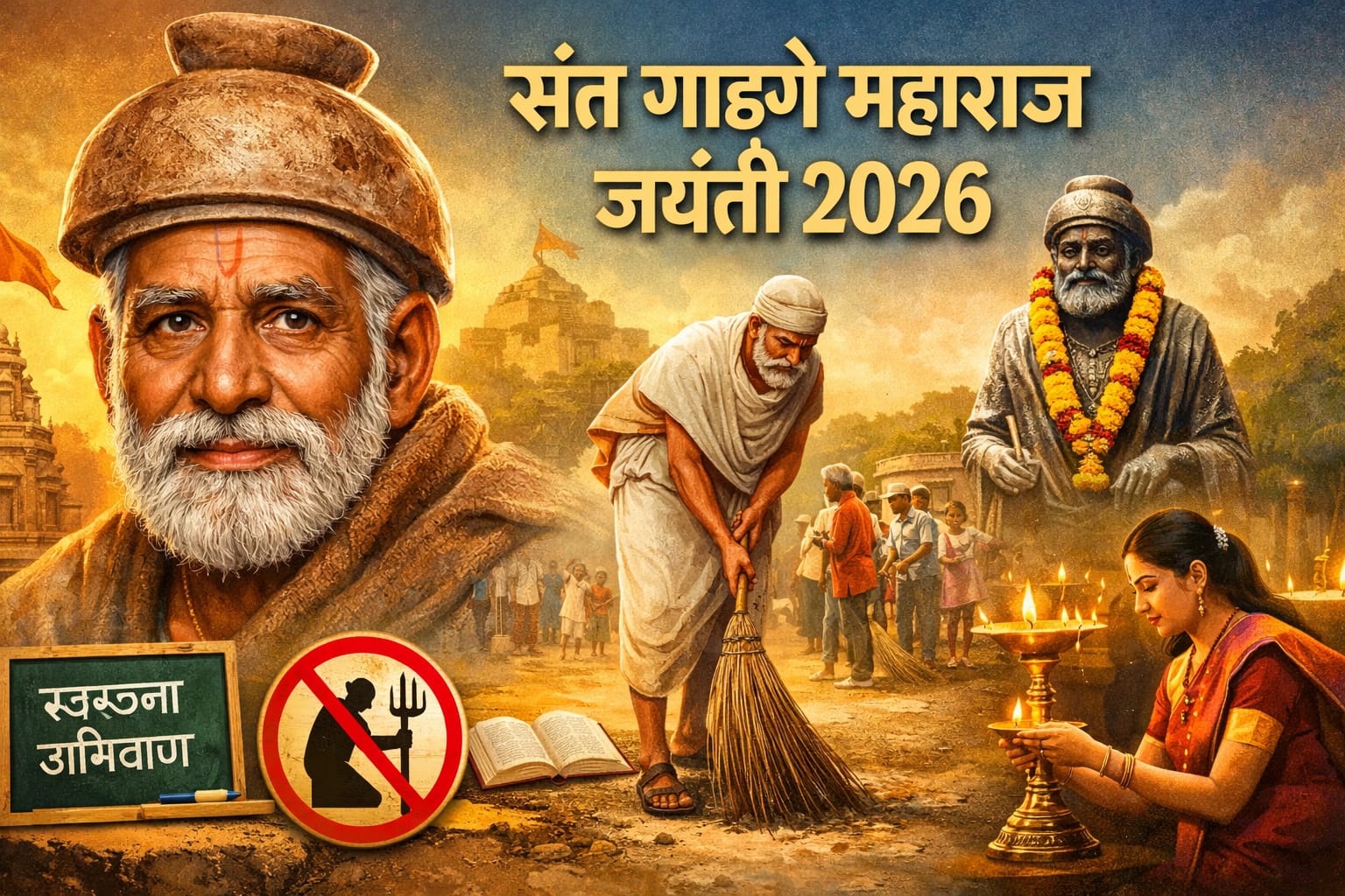 संत गाडगे महाराज जयंती 2026