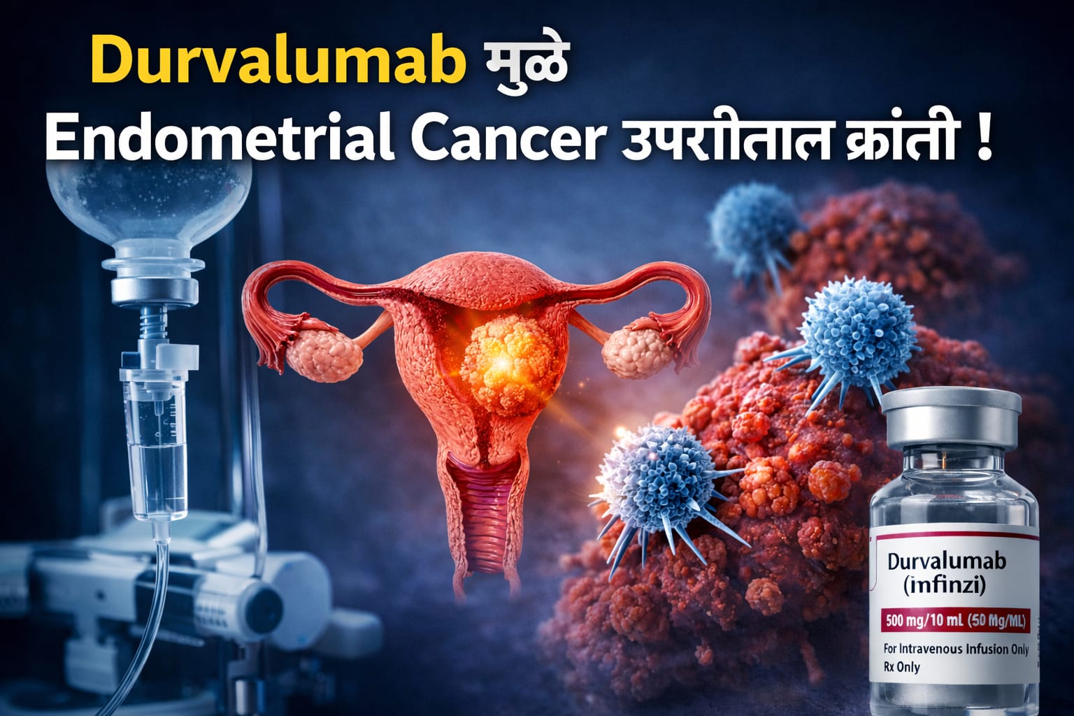Durvalumab Immunotherapy: Endometrial Cancer उपचारातील ऐतिहासिक क्रांती | 2026 सविस्तर मार्गदर्शक
